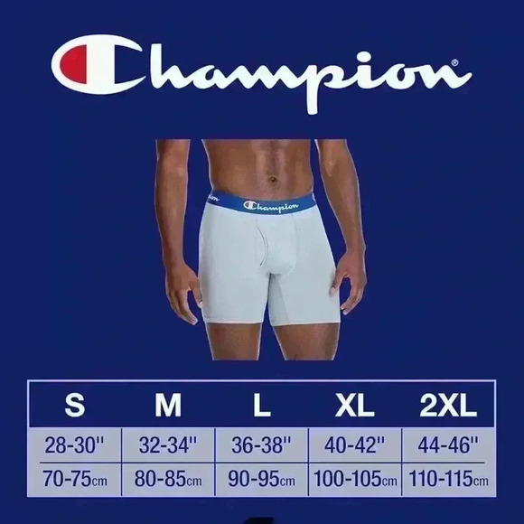 Champion Moisture Wicking Lightweight 3-Pack performance boxer brief size Large - Picture 2 of 7